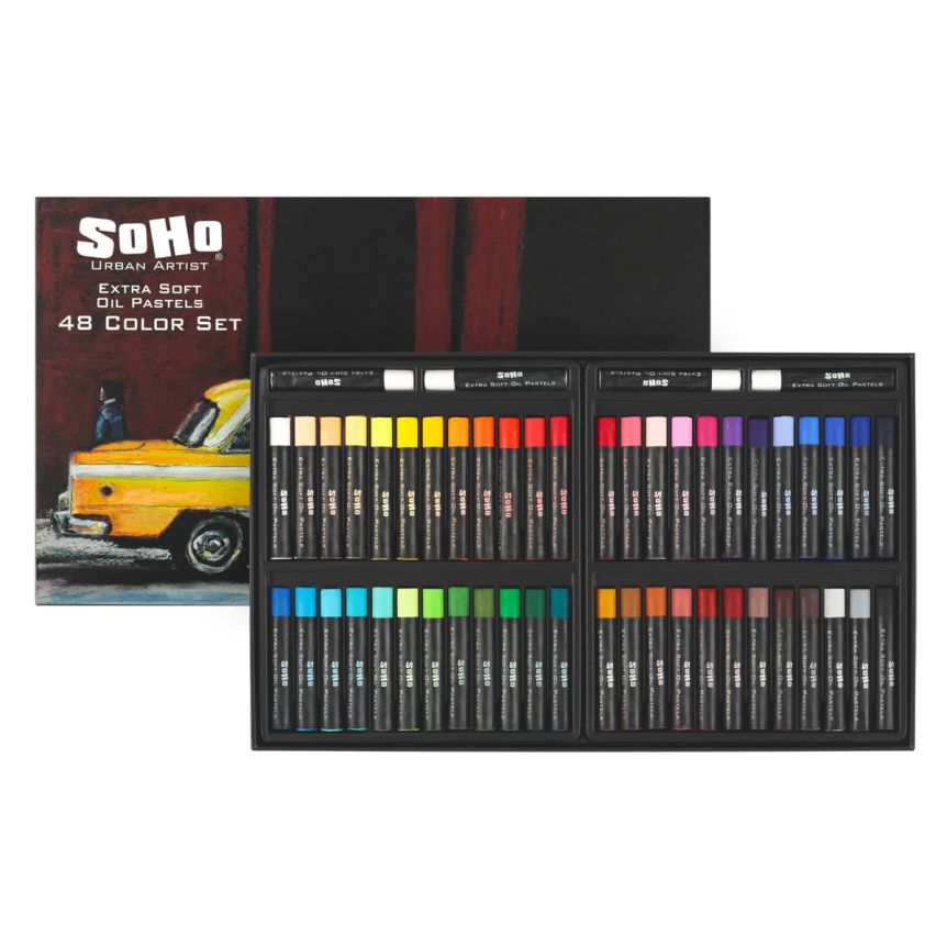 SoHo Extra Soft Oil Pastel Set of 48