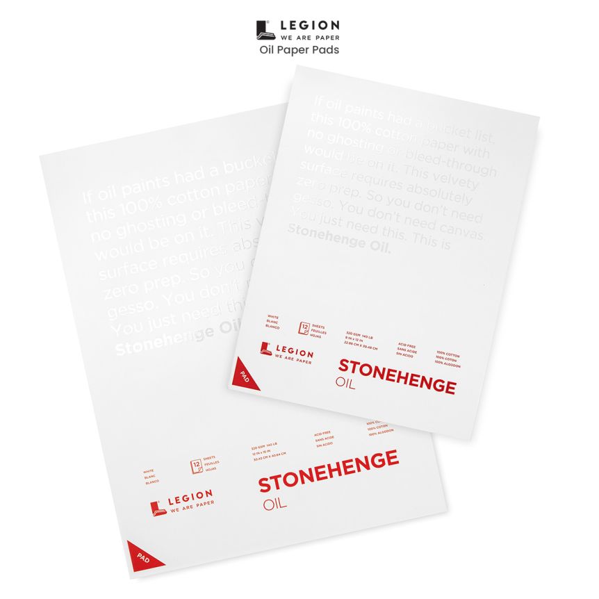 Stonehenge Oil Paper Pads
