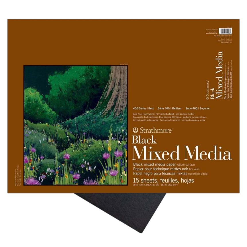 Strathmore 400 Series Mixed Media Pad 9 x 12 in 15 Sheets