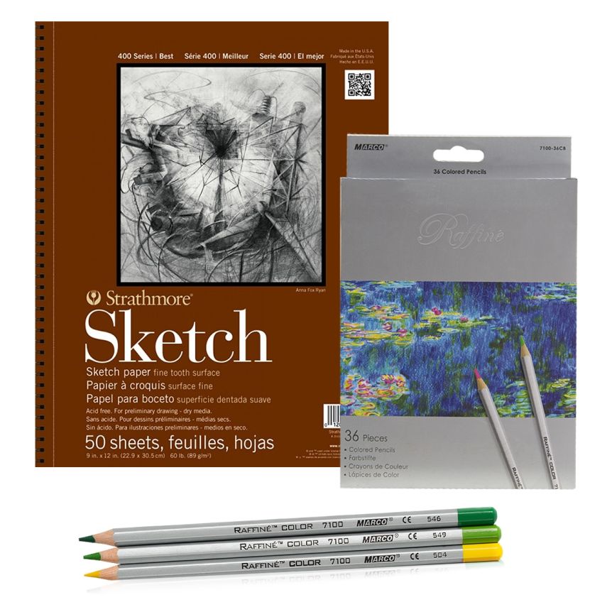 Strathmore 400 Series Colored Pencil Pad - 18x24