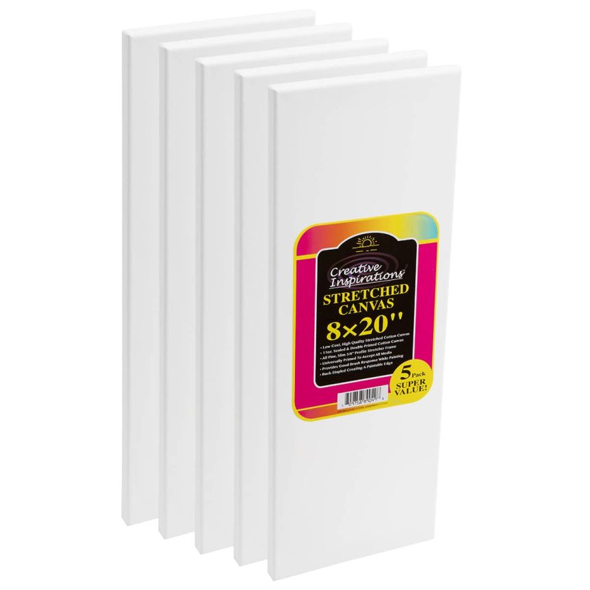 Classic Stretched Canvas, 24 x 36 - Pack of 5 –