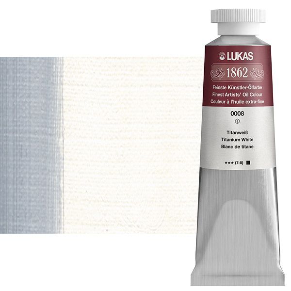 LUKAS 1862 Oil Color - Titanium White, 37ml