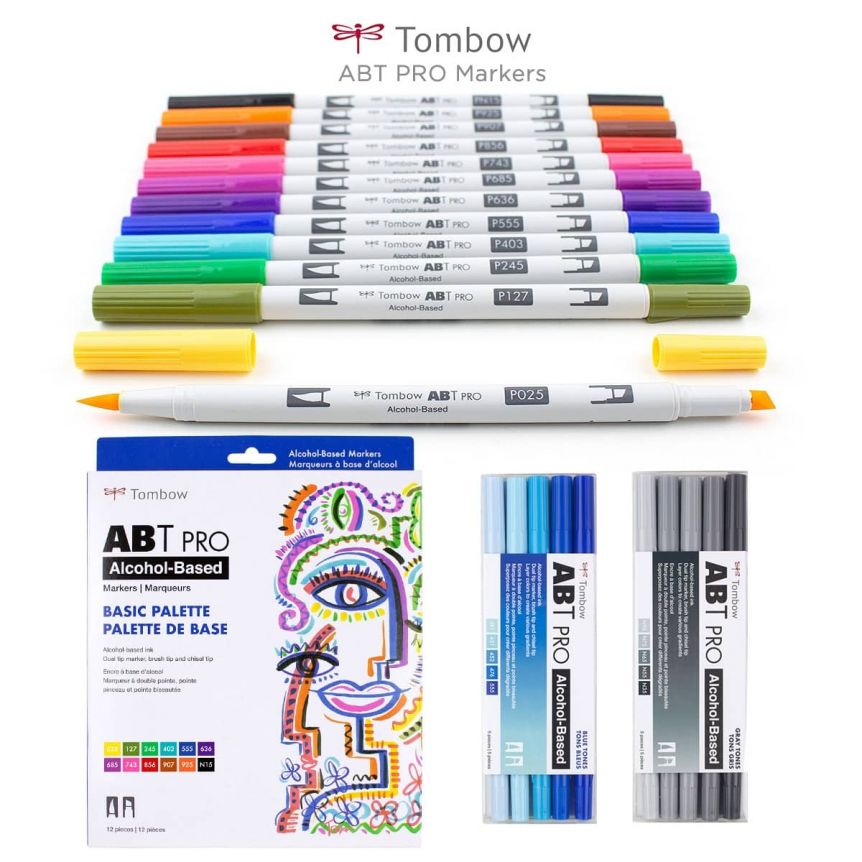 Tombow ABT PRO Set Art Markers 12-pack - People