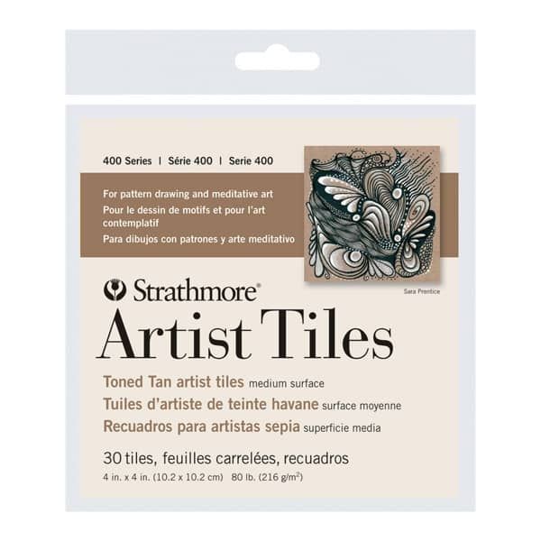 Strathmore Artist Tiles Toned Tiles 4x4in 30pk Tan 