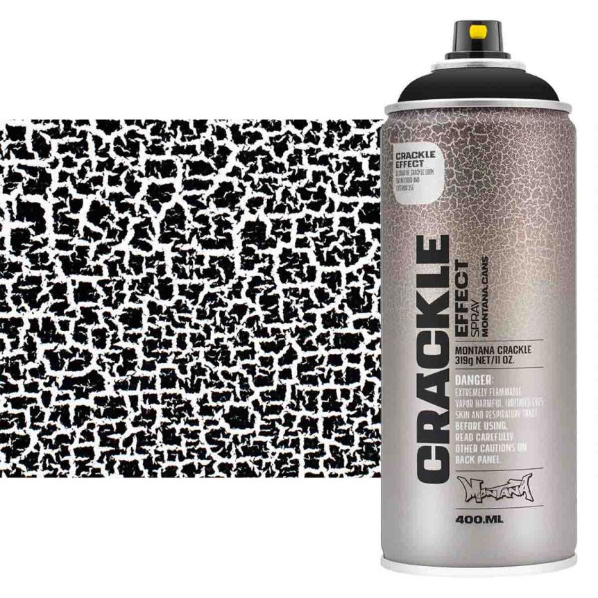 Montana MARBLE EFFECT Spray Paint 400ml Black