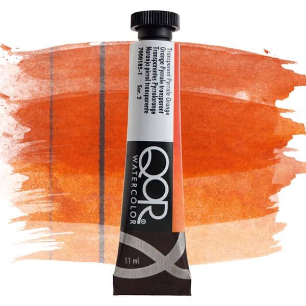 QoR Modern Watercolor 11ml Transparent Pyrrole Orange