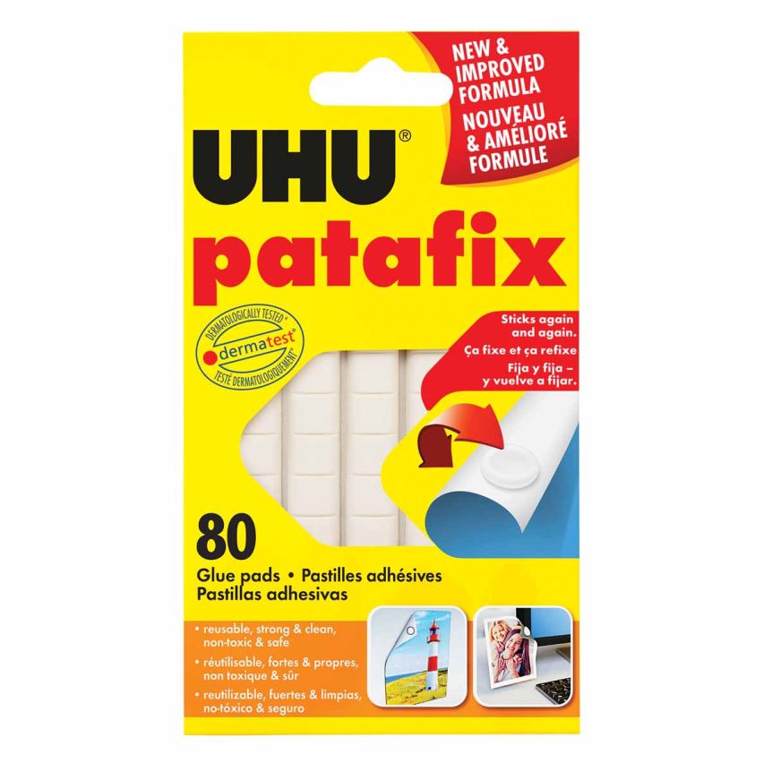 UHU Patafix Removable Adhesive Putty Pack of 80, 2.1oz | Jerry's Artarama