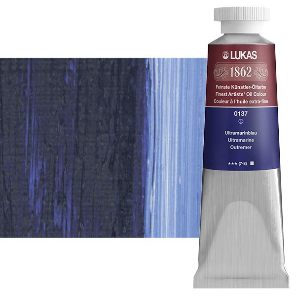 LUKAS 1862 Oil Color - Ultramarine Blue, 37ml