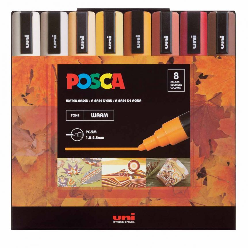 Acrylic Paint Pens 22 Assorted Yellow & Browns Pro Color Series Specialty  Markers Set (0.7mm EXTRA FINE)