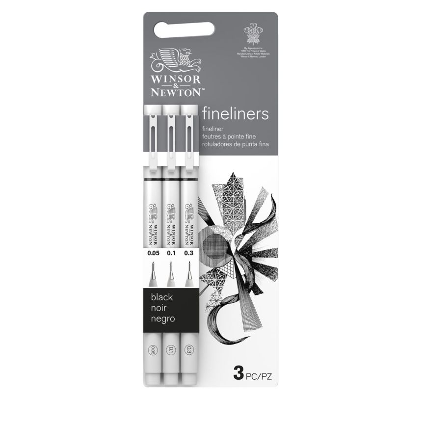 Winsor & Newton Fineliner Pen 0.5mm Black