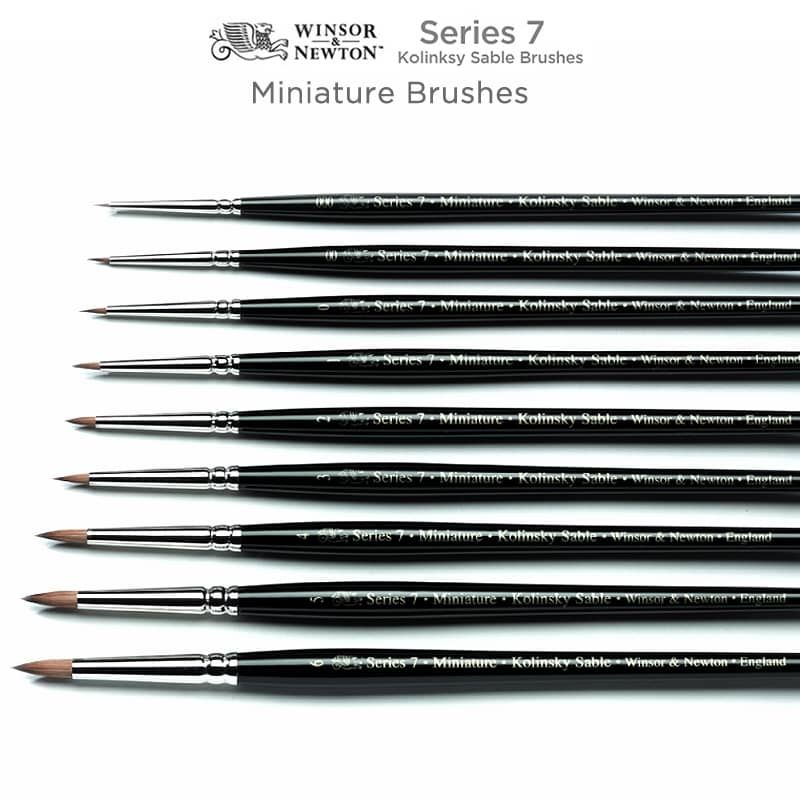 Winsor and Newton Series 7 Brush Review and Watercolor Painting 