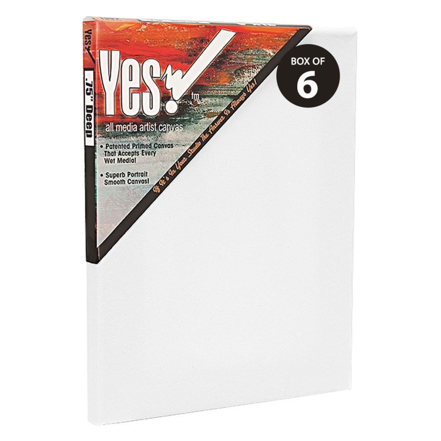 Yes! All Media Cotton Canvas 12"x24", 3/4" Deep (Box of 6)