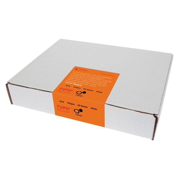 YUPO Medium Multimedia Paper 74 lb Bulk Pack of 50-Sheets 9 x 12