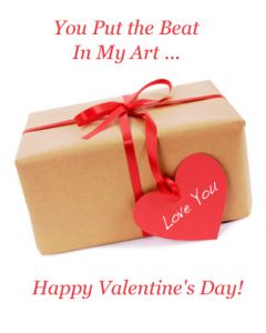 Valentine&#39;s Day Art eGift Card - Gift Box - electronic gift card eGift Card
