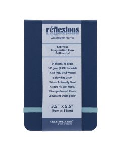 Reflexions Watercolor Journal 3.54X5.51In 140lb. Cold Press 48 Pages
