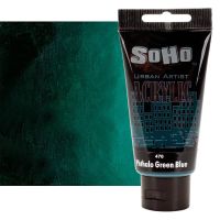 SoHo Urban Artists Heavy Body Acrylic - Phthalo Green Blue Shade, 75ml