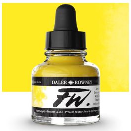 Daler-Rowney FW Acrylic Ink 6oz Process Yellow