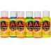 RAS Tempera Paint for Kids Set of 6 2 oz. Bottles - Fluorescent Colors