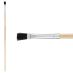 First Impressions Black Bristle Brush Long Handle, 1/4" Flat (Individual)