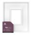 Ampersand Duoframe Window Mount 5"x7" and Float Mount 11"x13", White