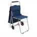 The ArtComber Blue, Portable Rolling Art Chair w/ Storage