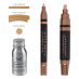 Artfinity Rich Metallic Marker + Ink Copper Set of 3, Assorted Nibs