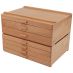 HG Concepts Deluxe Artists Storage Chests 3 & 4 Drawer Combo Pack of 2