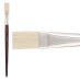 New York Central Munich Premier Bristle Blend Brush, Flat Size #12 