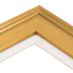 Plein Aire Gold Frame with Linen Liner 6" x 6" (Box of 10)