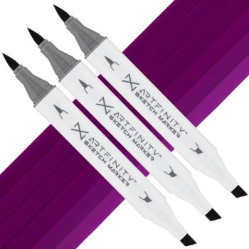 Artfinity Sketch Marker - Violet V5-7, Box of 3