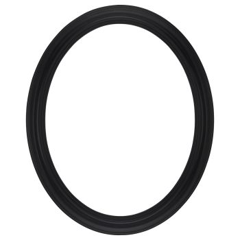 Ambiance Oval Frame - Black, 8"x10"