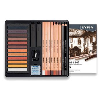 Lyra Rembrandt Monochrome Pencil Brown Tones Set, 25 Pieces