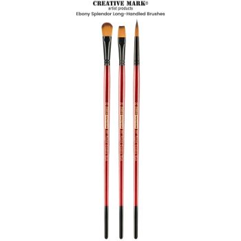 Creative Mark Ebony Splendor Long-Handled Brushes