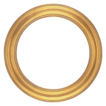 Ambiance Round Frame - Gold, 5" Diameter