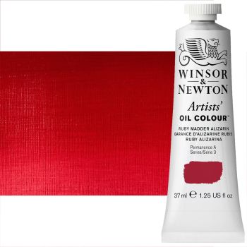 Winsor & Newton Artist Oil Color - Ruby Madder Alizarin, 37ml Tube