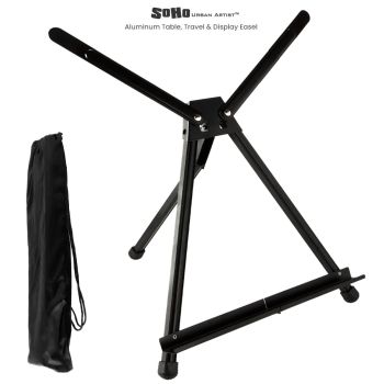 Tabletop Display Easel Stand, 14 Adjustable Collapsible Instant Desktop  Tripod Easel Portable Artist Folding Steel Table Top Painting Stand Holder