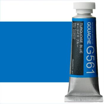 Holbein Artists' Gouache 15 ml Tube - Turquoise Blue