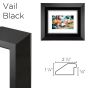 Vail Deluxe Black Frame