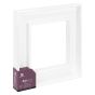 Ampersand Duoframe Window Mount 12"x12" and Float Mount 18"x18", White