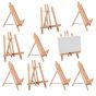 Artistry Wood Display Easel, Small Beech - Pack of 10