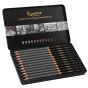 Cezanne Graphite Pencil Tin Set of 12 + Colorless Blender