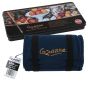 Cezanne Colored Pencil Set of 120 & Pencil Roll-Up with Zipper Pouch