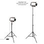 Works with the ColorView LUX Artist Studio Light (sold separately)