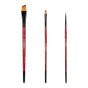 Creative Mark Ebony Splendor Short-Handled Angular Brushes