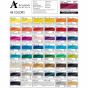 Academy Acrylics 90ml Tubes Color Chart