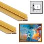 Illusions Aluminum Frame Kit Pair, 18" Gold - Standard 7/8" Deep