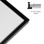 Illusions Floater Frame 6x6" Black for 3/4" Canvas