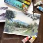 By Artist Manelle Oliphant: 1862 Watercolors, Mimik Kolinsky Brushes