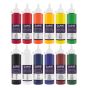 12 intense colors in 250ml bottles