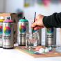 MTN Water-Based Spray Paint water-resistant once dry